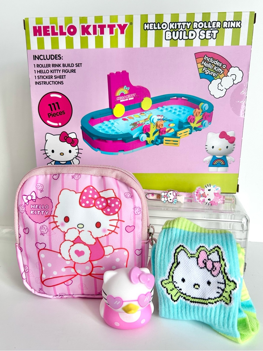 💝(HK401) Hello Kitty Adorable Roller Rink Build Set Bundle! - Picture 8 of 8